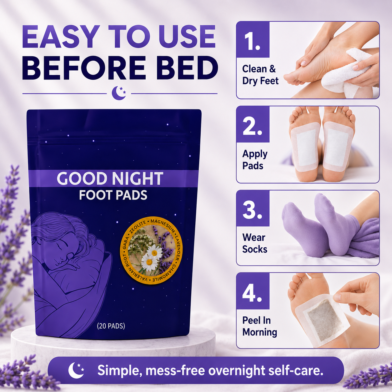 Good Night Foot Pads